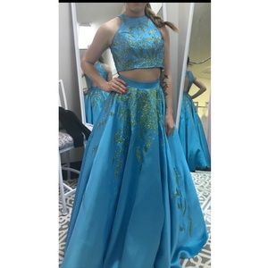 Two-Piece Ball Gown for Prom or Pageant
